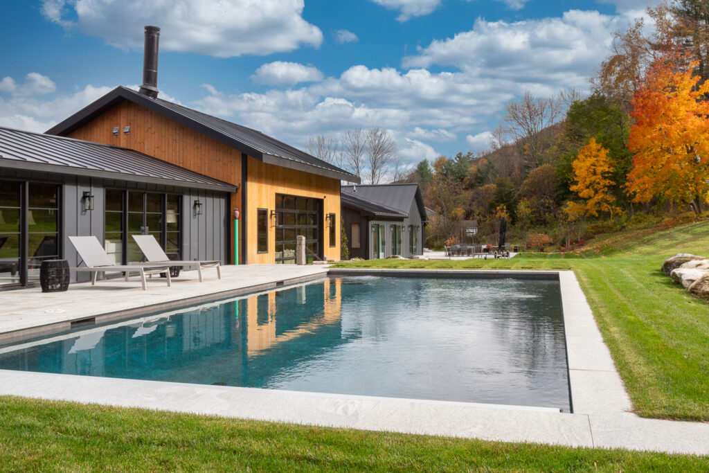 Pool real estate photo