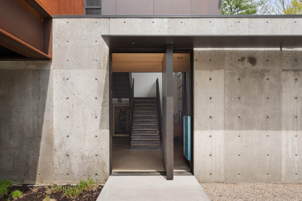Modern Entry Way Door Real Estate Photo
